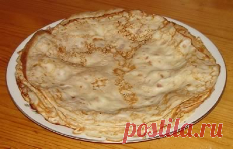 Блинчики со сморчками кулинарный рецепт дома
