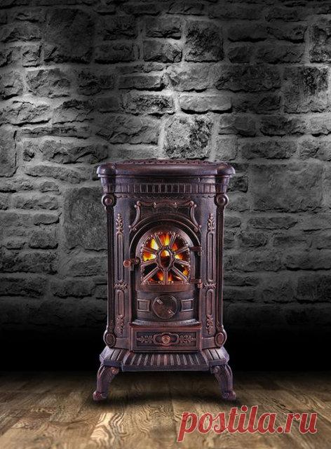 Печь Камин Буржуйка Чугунная Bonro Ambre 9 кВт: продажа, цена в Киеве. печи-камины от 