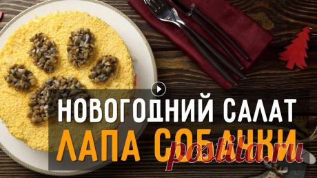 Салат на Новый Год — Лапа собачки Уже давно стали популярны тематичные салаты к различным праздникам, но к Новому году их популярность зашкаливает. Вот и мы решили приготовить стилизов...