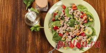 Салат с тунцом – вкусно, быстро и просто — Сад Заготовка