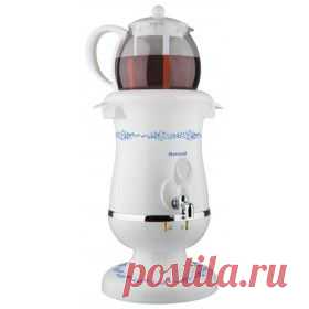 Купить Электросамовар Maxwell MW-1789 B /1800 Вт /2.5 кг /пластик /белый в Пензе, цена / Интернет-магазин "Vseinet.ru".
Maxwell MW-1789 - это электрический самовар, выполненный из высококачественного термостойкого пластика с хромированным краном. Данная модель способна поддерживать температуру воды, а также оснащена скрытым нагревательным элементом и индикатором работы. В комплект входит стеклянный заварочный чайник, объемом 1.2 л.