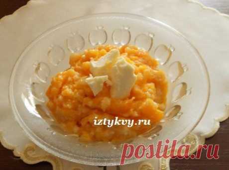 Рецепт каши из тыквы с рисом и молоком