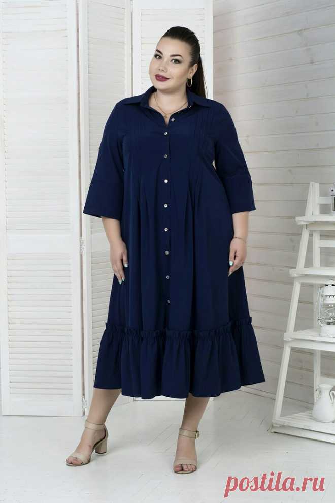 butik_miloraПлатье-рубашка большого размера «Мелисса» 
Размеры: с 48 по 82! 
Ткань: софт х/б.

48,50,52,54,56,58 – 3800 рублей
Показать полностью…