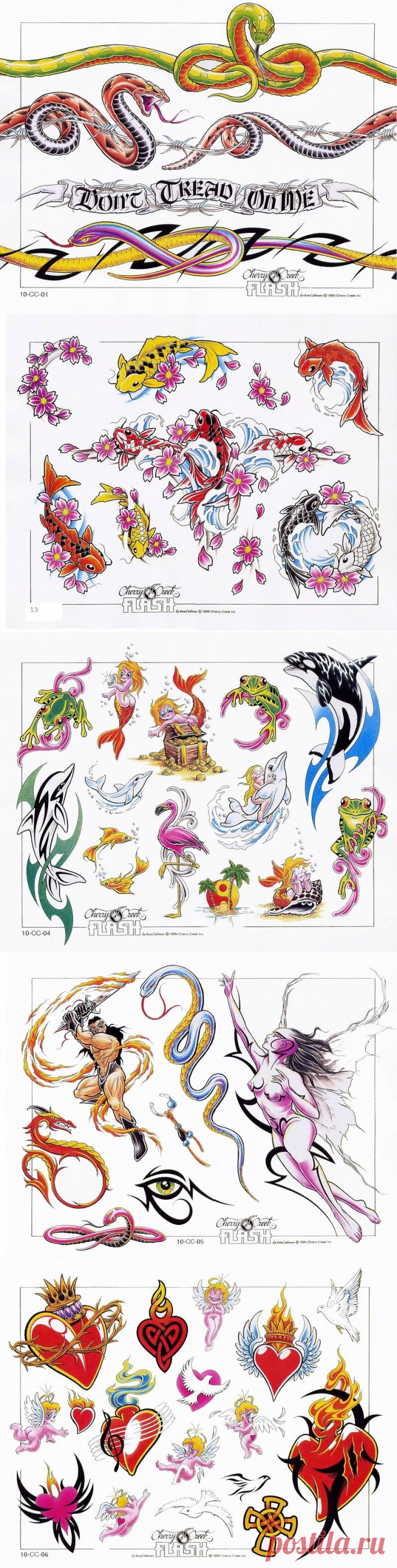 Tatoo Designes - эскизы и трафареты для творчества и рукоделия