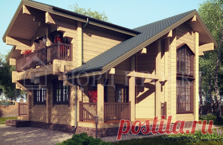 Дома из бруса : Дом из бруса БC-18