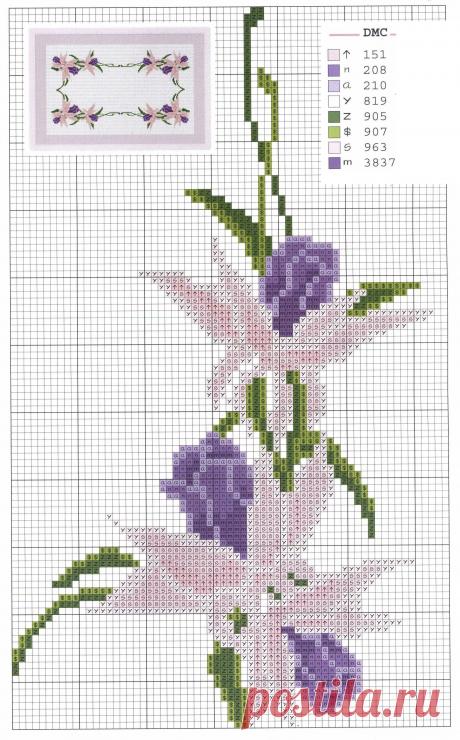 вышивание крестиком цветы - Поиск в Google