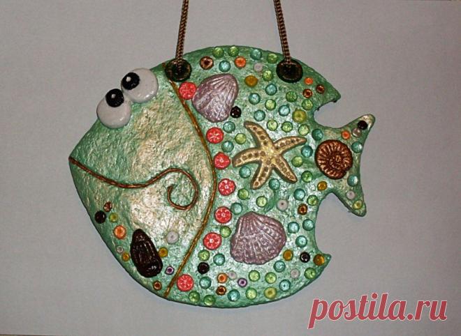 Морские рыбки «На удачу» из соленого теста — Рукоделие