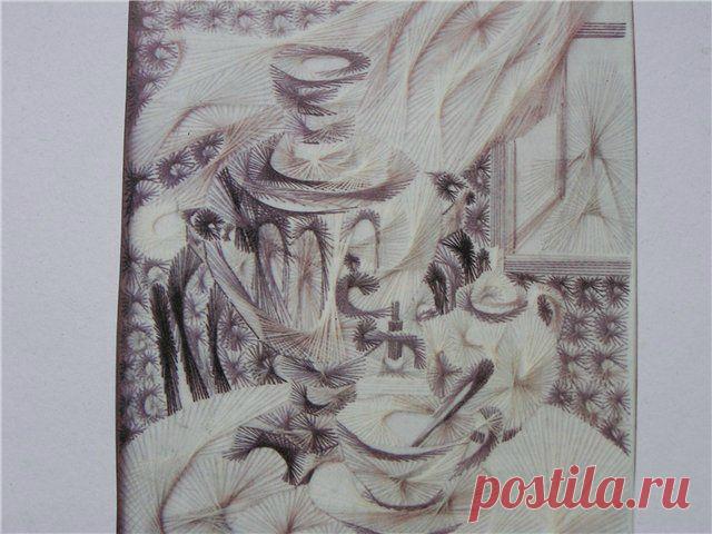 Вышивка в технике Изонить. Картины. Схемы