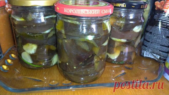 Закуска, которую хочется съесть вместе с банкой. Квашеные баклажаны с чесноком. | неПростые рецепты | Яндекс Дзен