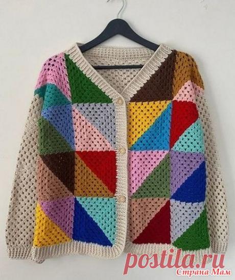 Изделия с мотивом "бабушкин квадрат" - 19 - Все в ажуре... (вязание крючком) - Страна Мам