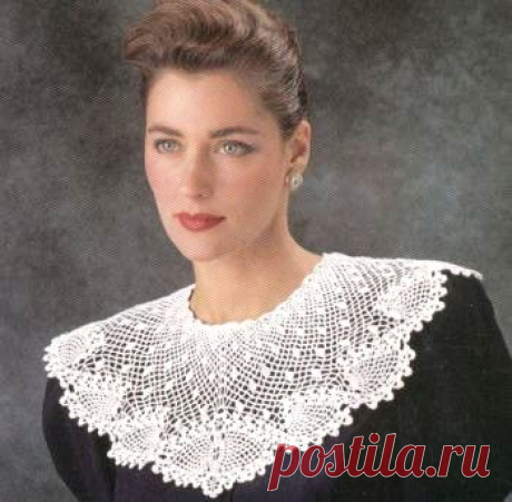 АЖУРНЫЕ ВОРОТНИКИ, СВЯЗАННЫЕ КРЮЧКОМ