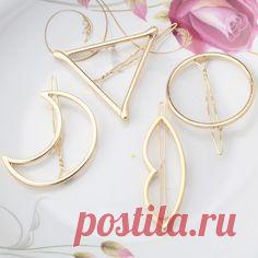 2016 новый бренд шпильки треугольник луна штырь волос для…