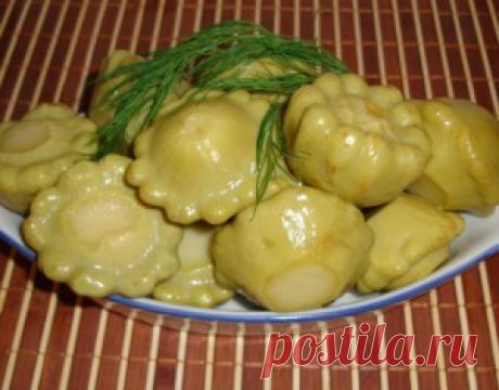 Консервированные патиссоны на зиму - рецепт