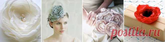 Как сделать цветы из ткани и где их можно использовать | DiscoverWedding.ru