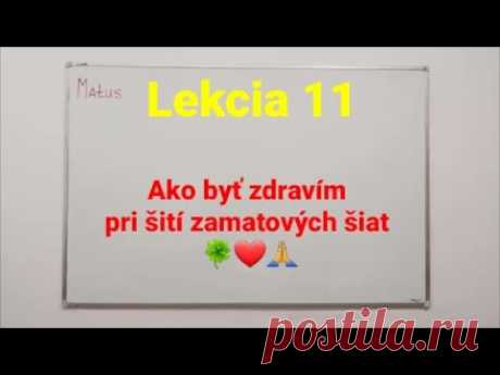 Ako byť zdravím pri šití zamatových šiat