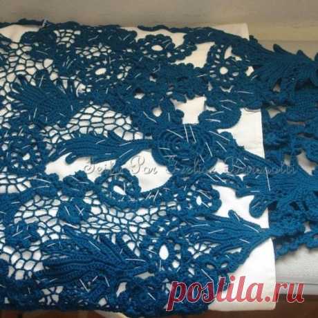 #irishcrochetlace #ivelisefeitoamao #croche #crocheirlandes #ganchillo #crochet#feitoamao #artesanal #handmade
