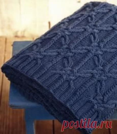 Вязаный плед спицами схема . Вязаные пледы спицами со схемами | Домоводство для всей семьи