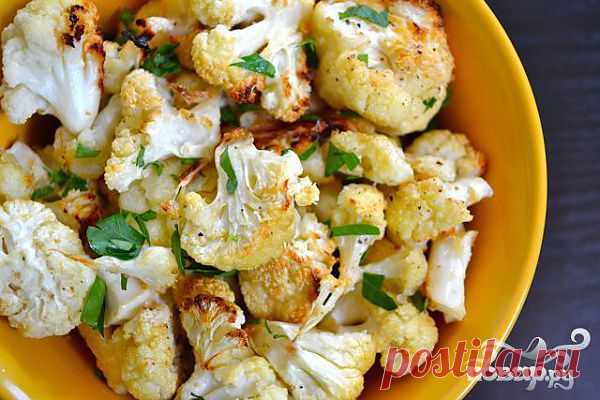 Цветная капуста с чесноком и сыром - пошаговый кулинарный рецепт на Повар.ру