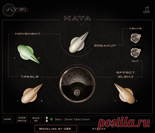 Sly-Fi Digital Kaya v1.0.4 WIN-AudioUTOPiA  | 42 MB
There's only one Kaya... literally. S. Husky Hoskulds made it by taking an old Ampex tube tape deck and hardwiring the preamp directly to the tape head. He calls his unit 'Pa', a minimal box with swampy distortion and a very heavy bottom.