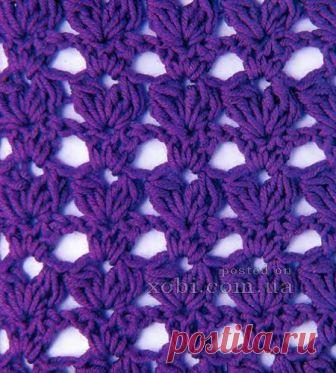 Ажурные и фантазийные узоры вязаные крючком