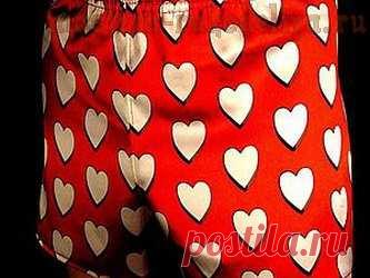 Мастер-класс по шитью: Трусы для любимого ко дню Св. Валентина