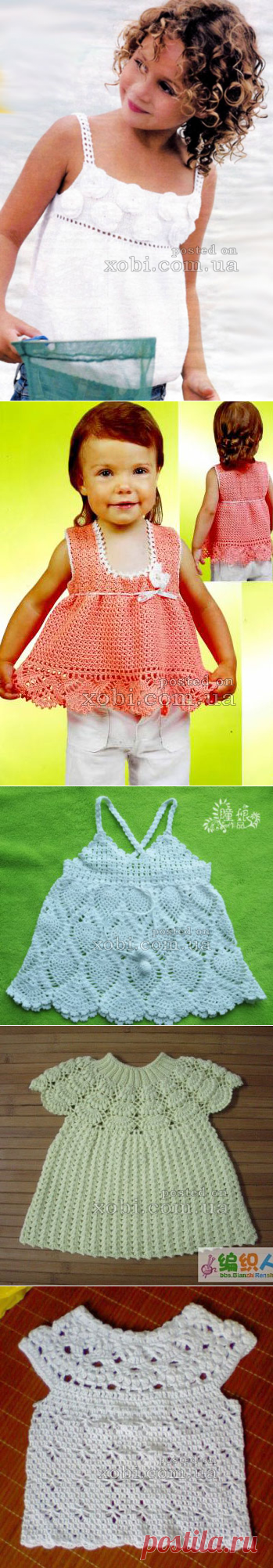 Летние топы для девочек