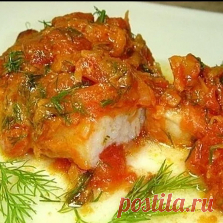 Рыба с помидорами | Самые вкусные кулинарные рецепты