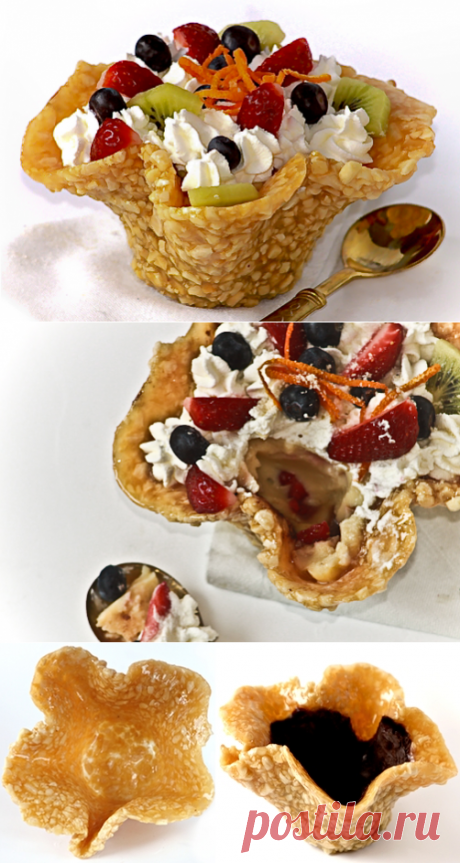 Trifle in cestino croccante | COOK AND THE CITY