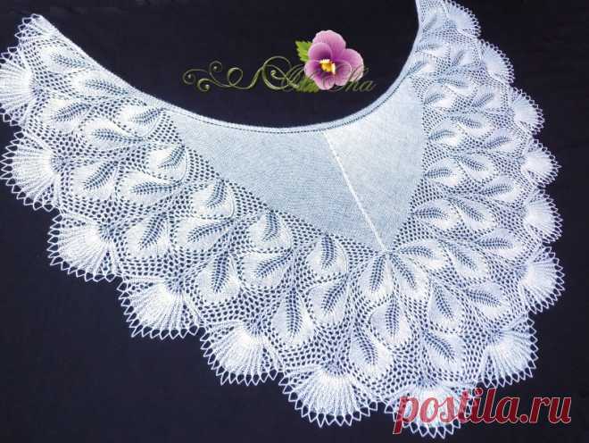 Ажурные шали спицами. Описания (МК). | Куплю-продам