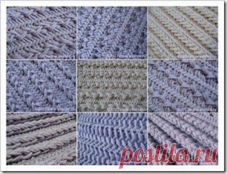 Уголок Yoshta: Вязание на вилке. Не ажурное