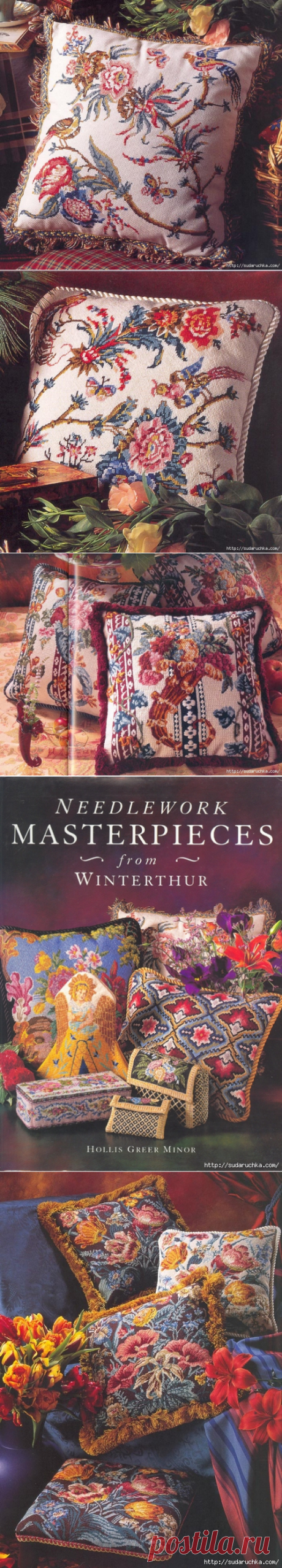 "Needlework VASTERPIECES from Winterthur".Книга по вышивке.