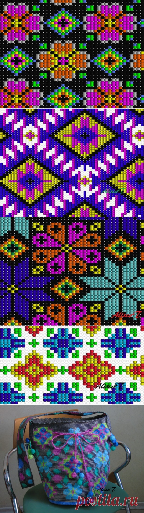 Крючковый жаккард. Мастер-класс.: ru_knitting