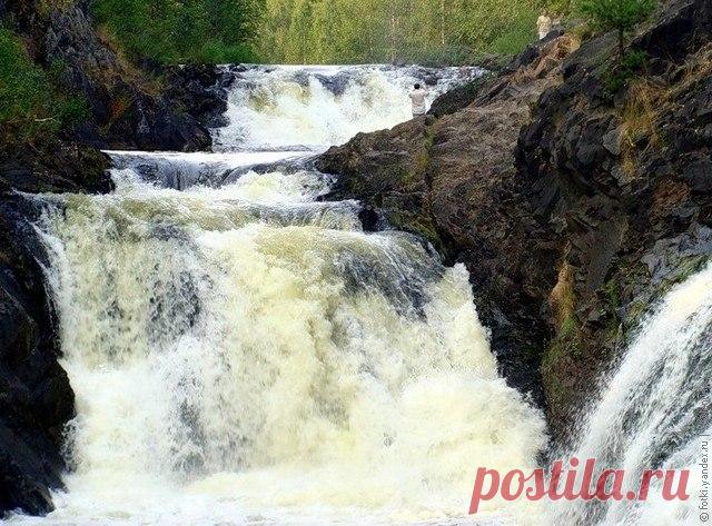 Водопад Кивач – природная жемчужина Карелии — Путешествия