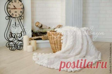 Мастер-класс: как обвязать край изделия помпонами . Милая Я