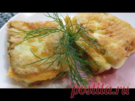 Приготовьте так кабачки.Получается очень вкусно,сытно с хрустящей корочкой !