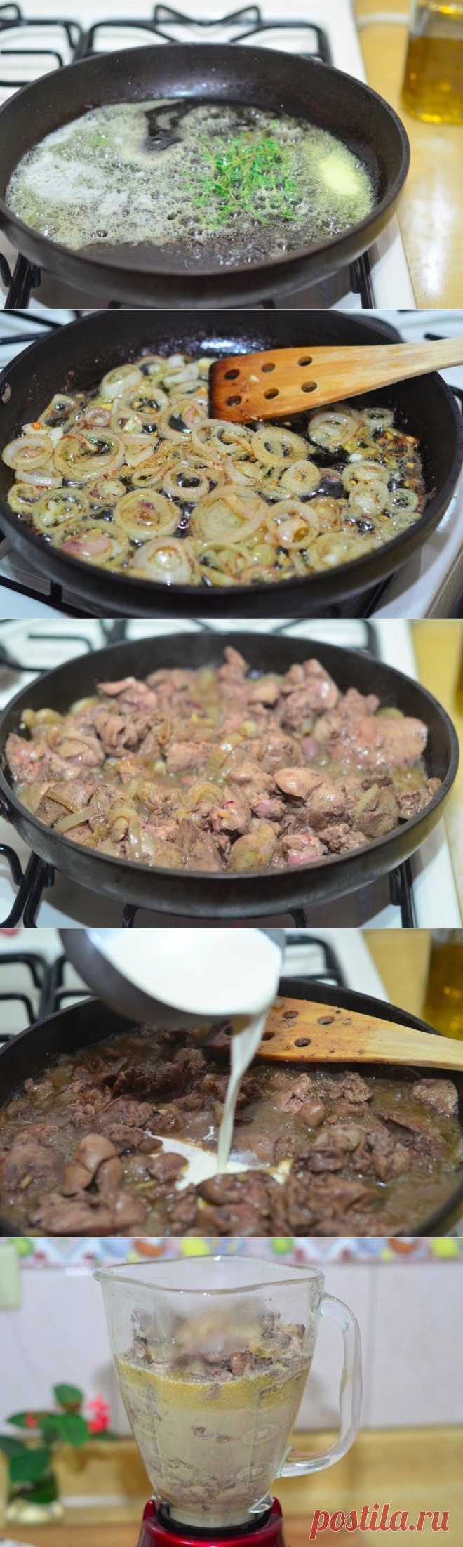 Как приготовить паштет из куриной печени - рецепт, ингридиенты и фотографии