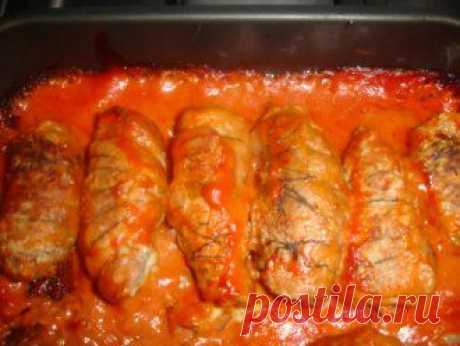 Рецепт Свинина в горшочках. Мясные рулетики. Рецепт приготовления свинины. Мясные рулетики с начинкой