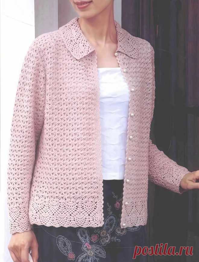 Крючком: джемпера, топы и один жакет | Вяжем с удовольствием | Дзен