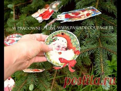 украшения на елку из картона от Asket.