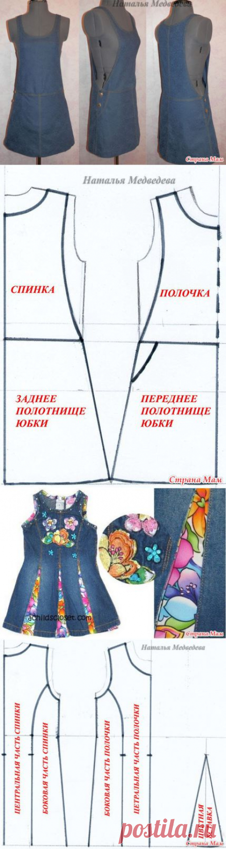 Моделирование джинсовой одежды. Девочки. - Авторские уроки шитья... моделирование, крой, технология - Страна Мам