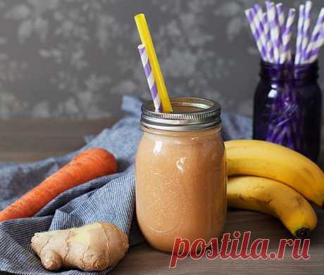 Полезный перекус… Морковно-имбирный смузи — Вкусные рецепты