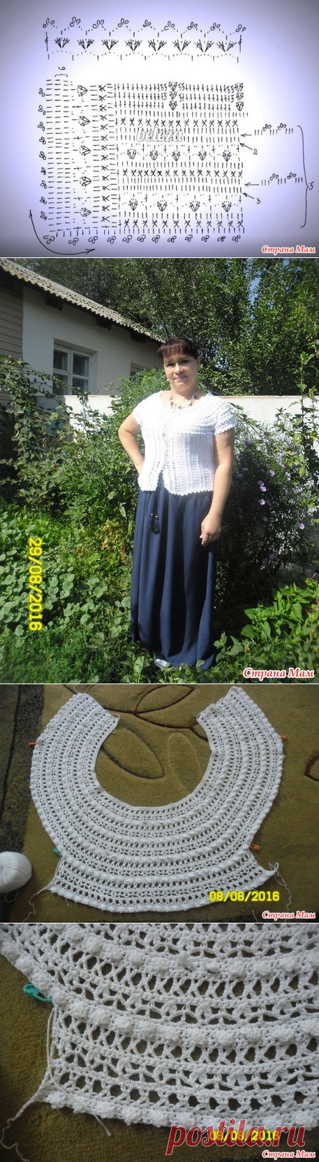 .. Блуза *леди* по мотивам Ванессы Монторо.. - Все в ажуре... (вязание крючком) - Страна Мам