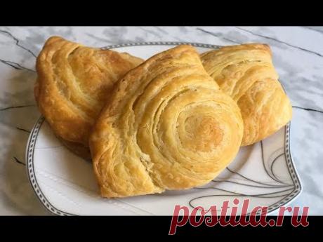 Слоеные Бездрожжевые Пирожки с Творогом / Cottage Cheese Pies