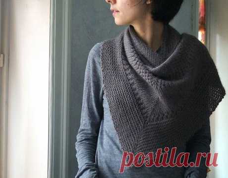Textured shawl recipe by Orlane.