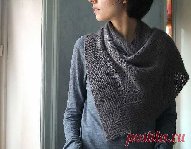 Textured shawl recipe by Orlane.