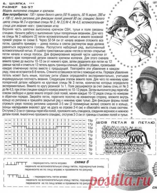 ПОДБОРКА ШАПОЧЕК КРЮЧКОМ