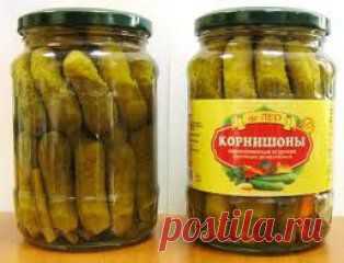 Маринованные огурцы.