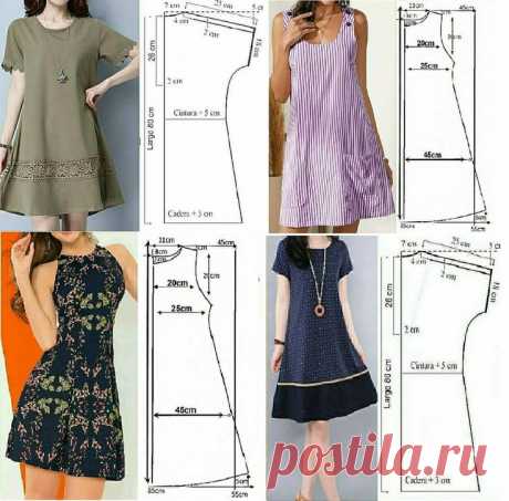 Пошив женской одежды, Выкройки для шитья одежды, Пошив платья своими руками 314