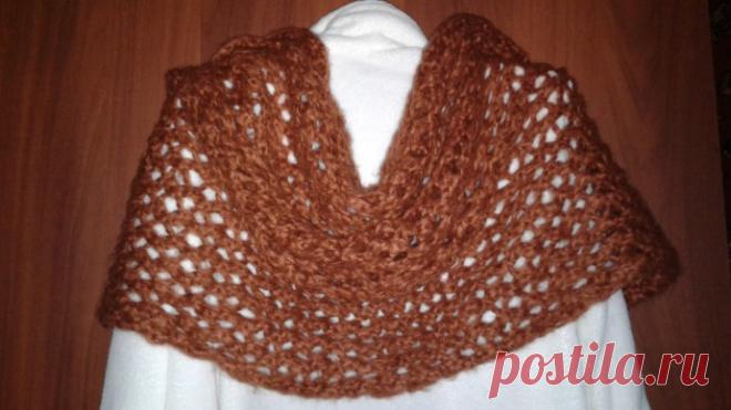 Ажурный палантин.
