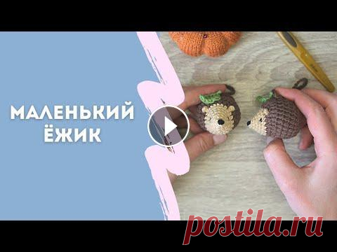 Ежик крючком мастер класс  |  Little hedgehog crochet template Мастер класс по вязанию крючком маленького ежика. В этом видео я показываю, как связать маленького ежика крючком. Если связать петельку, он может стат...